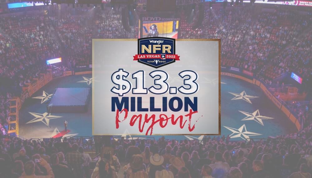 Wrangler National Finals Rodeo Payout Set to 13.3 Million in 2022